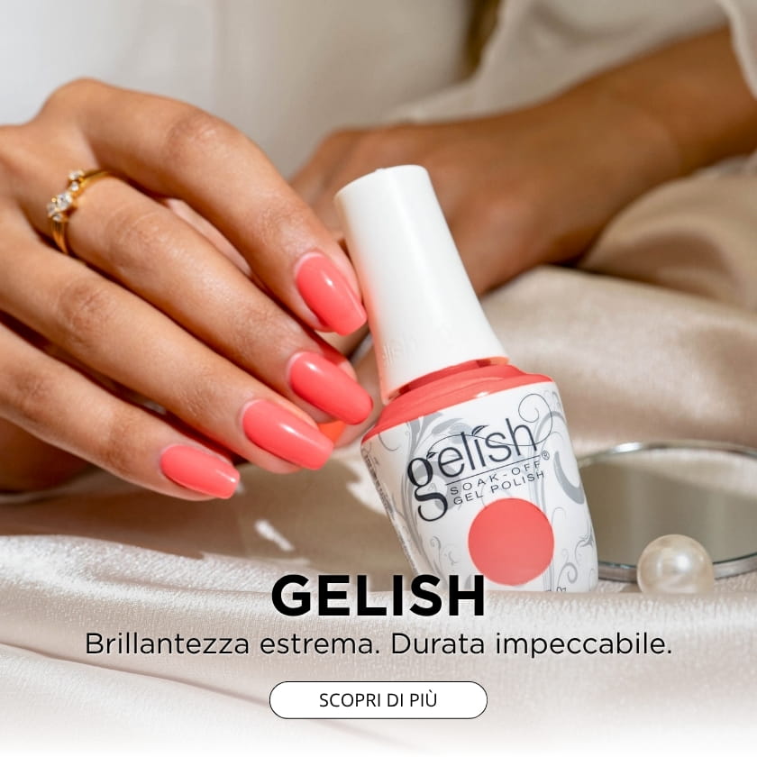 Gelish. Brillantezza estrema. Durata impeccabile.